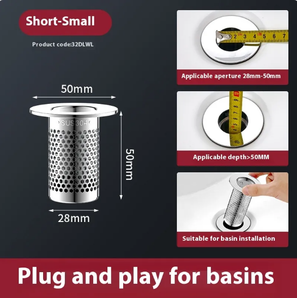 🏠  we have many size to fit drain pipes