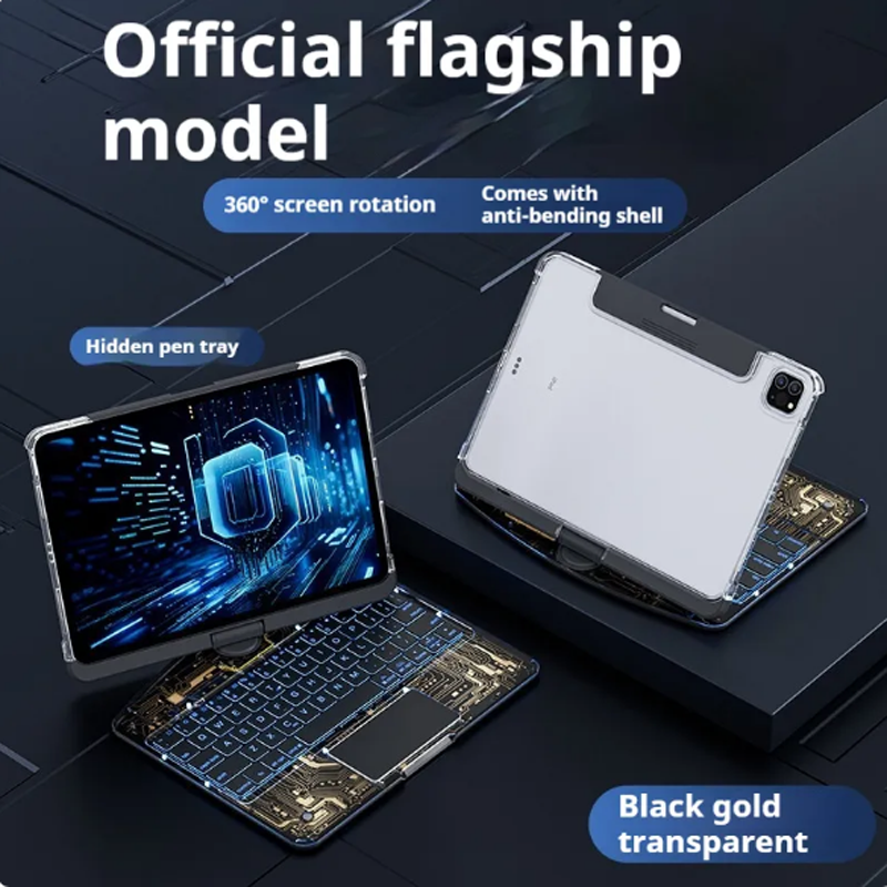 Transparent iPad Keyboard Case